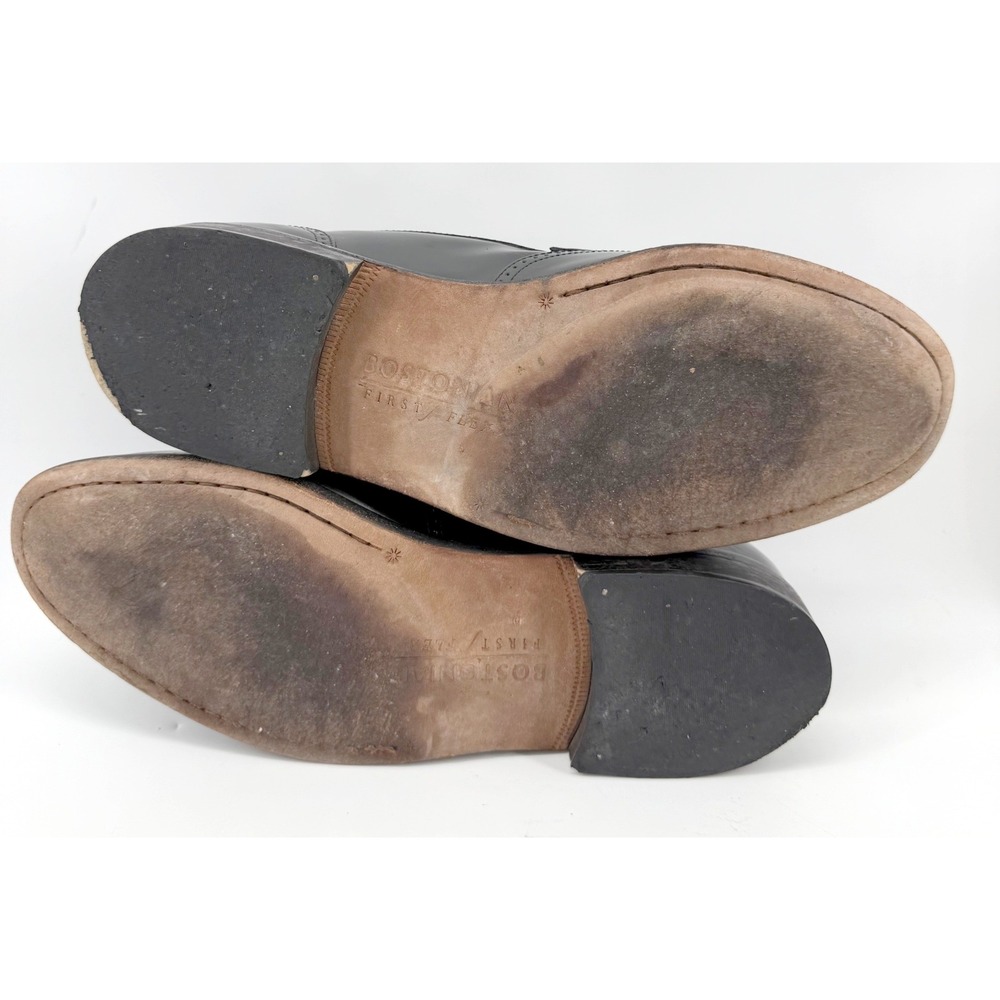 Bostonian Classics First Flex Dress Shoes 11 M Blk Leather Kiltie Tassel Loafers - Picture 9 of 9